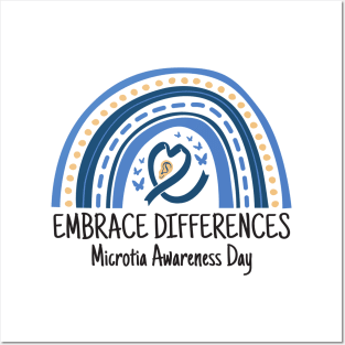 Embrace Differences - Microtia Awareness Posters and Art